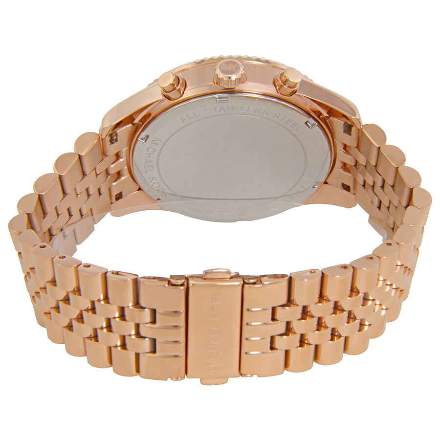  Shop Authentic Michael Kors Lexington Rose Gold Dial Rose Gold Stainless Steel Strap Watch for Men - MK8580 - Luxxuri