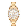  Shop Authentic Michael Kors Lexington Mother of Pearl White Dial Gold Steel Strap Watch For Women - MK7241 - Luxxuri