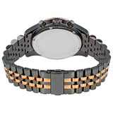  Shop Authentic Michael Kors Lexington Chronograph Black Dial Two Tone Steel Strap Watch for Men - MK8561 - Luxxuri