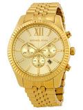  Shop Authentic Michael Kors Lexington Gold Dial Gold Steel Strap Watch for Men - MK8281 - Luxxuri