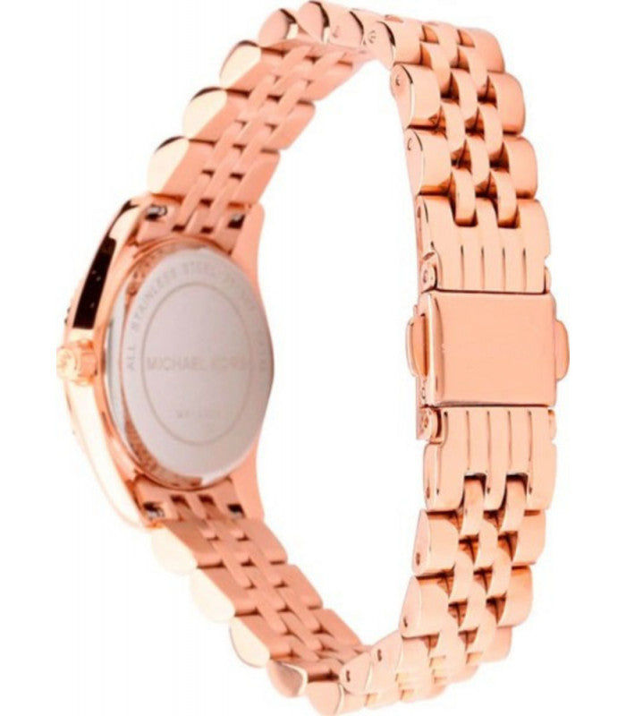  Shop Authentic Michael Kors Lexington Quartz White Dial Rose Gold Steel Strap Watch For Women - MK3230 - Luxxuri