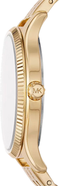  Shop Authentic Michael Kors Lexington Three Hand White Dial Gold Steel Strap Watch For Women - MK4492 - Luxxuri