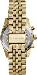  Shop Authentic Michael Kors Lexington Chronograph Gold Dial Gold Steel Strap Watch for Women - MK5556 - Luxxuri