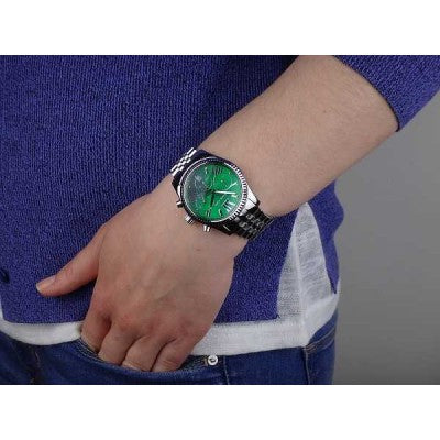  Shop Authentic Michael Kors Lexington Quartz Green Dial Silver Steel Strap Watch For Women - MK6222 - Luxxuri