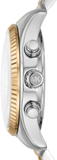  Shop Authentic Michael Kors Lexington Chronograph Blue Dial Two Tone Steel Strap Watch For Women - MK7218 - Luxxuri