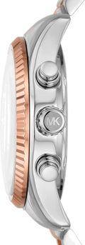  Shop Authentic Michael Kors Lexington Chronograph Rose Gold Dial Two Tone Steel Strap Watch For Women - MK7219 - Luxxuri