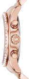  Shop Authentic Michael Kors Lexington Chronograph Red Dial Rose Gold Steel Strap Watch For Women - MK7275 - Luxxuri