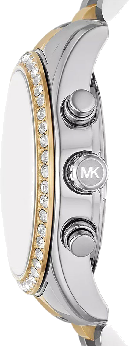  Shop Authentic Michael Kors Lexington Chronograph Green Dial Two Tone Steel Strap Watch For Women - MK7303 - Luxxuri