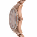  Shop Authentic Michael Kors Lexington Three Hand Mother of Pearl Pink Dial Rose Gold Steel Strap Watch For Women - MK7444 - Luxxuri