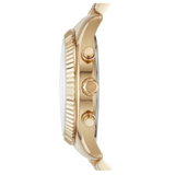  Shop Authentic Michael Kors Lexington Chronograph Gold Dial Gold Steel Strap Watch For Men - MK8579 - Luxxuri