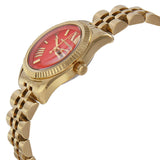  Shop Authentic Michael Kors Lexington Quartz Orange Dial Gold Steel Strap Watch For Women - MK3284 - Luxxuri