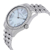  Shop Authentic Michael Kors Lexington Crystals Mother of Pearl White Dial Silver Steel Strap Watch for Women - MK1087 - Luxxuri