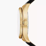  Shop Authentic Michael Kors Lexington Black Dial Black Leather Strap Watch For Women - MK4748 - Luxxuri