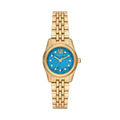  Shop Authentic Michael Kors Lexington Three Hand Blue Dial Gold Steel Strap Watch for Women - MK4813 - Luxxuri