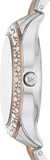  Shop Authentic Michael Kors Liliane Quartz Mother of Pearl White Dial Two Tone Steel Strap Watch For Women - MK1048 - Luxxuri