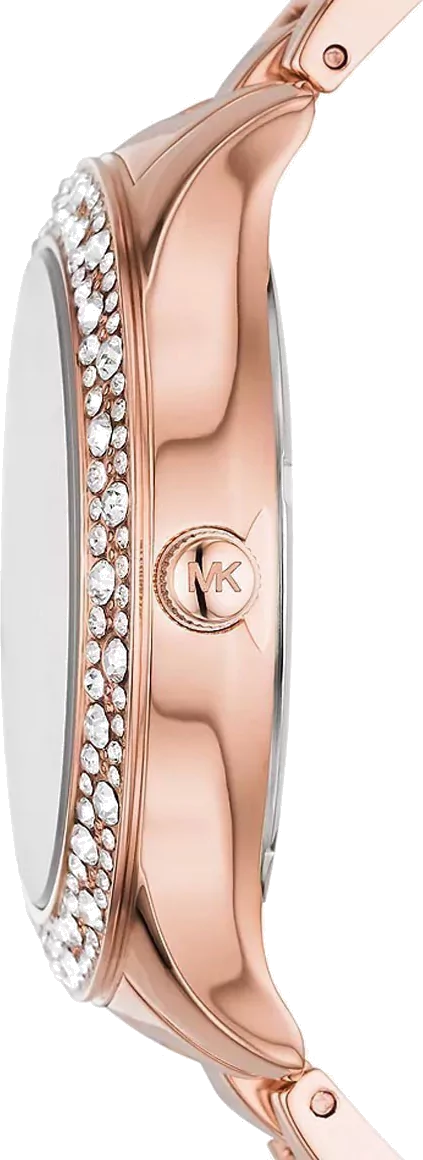  Shop Authentic Michael Kors Liliane Three Hand Rose Gold Dial Rose Gold Steel Strap Watch For Women - MK4651 - Luxxuri