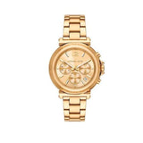  Shop Authentic Michael Kors Maren Chronograph Gold Dial Gold Steel Strap Watch for Women - MK7493 - Luxxuri