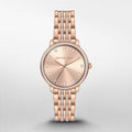  Shop Authentic Michael Kors Melissa Three Hand Rose Gold Dial Rose Gold Steel Strap Watch For Women - MK4369 - Luxxuri
