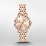 Shop Authentic Michael Kors Melissa Three Hand Rose Gold Dial Rose Gold Steel Strap Watch For Women - MK4369 - Luxxuri