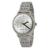  Shop Authentic Michael Kors Melissa Quartz Silver Dial Silver Steel Strap Watch for Women - MK4370 - Luxxuri