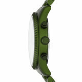  Shop Authentic Michael Kors Lexington Chronograph Green Dial Green Steel Strap Watch For Men - MK8790 - Luxxuri