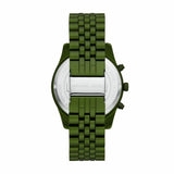  Shop Authentic Michael Kors Lexington Chronograph Green Dial Green Steel Strap Watch For Men - MK8790 - Luxxuri