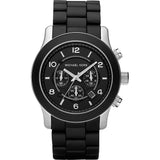  Shop Authentic Michael Kors Runway Black Dial Black Rubber Strap Watch for Men - MK8107 - Luxxuri