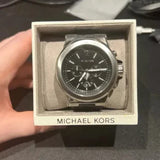  Shop Authentic Michael Kors Dylan Chronograph Black Dial Black Rubber Strap Watch For Men - MK8903 - Luxxuri