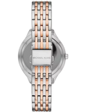  Shop Authentic Michael Kors Mindy Three Hand White Dial Two Tone Steel Strap Watch For Women - MK7077 - Luxxuri