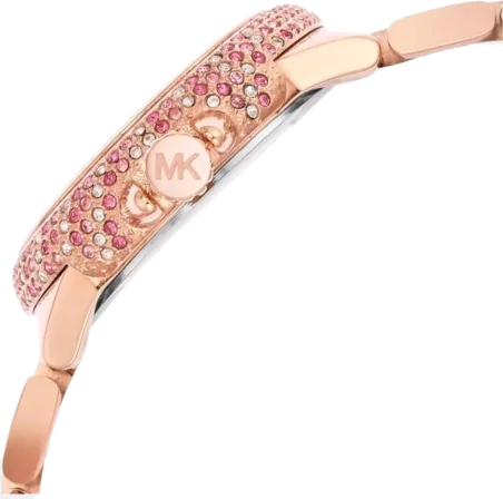  Shop Authentic Michael Kors Mini Camille Multifunction Rose Gold Dial Rose Gold Steel Strap Watch For Women - MK7273 - Luxxuri