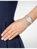  Shop Authentic Michael Kors Darci Silver Dial Two Tone Steel Strap Watch for Women - MK3405 - Luxxuri