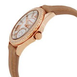  Shop Authentic Michael Kors Mini Everest Crystals White Dial Brown Leather Strap Watch for Women - MK4719 - Luxxuri