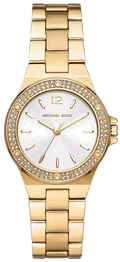 Shop Authentic Michael Kors Lennox Three-Hand Silver Dial Gold Steel Strap Watch For Women - MK7278 - Luxxuri