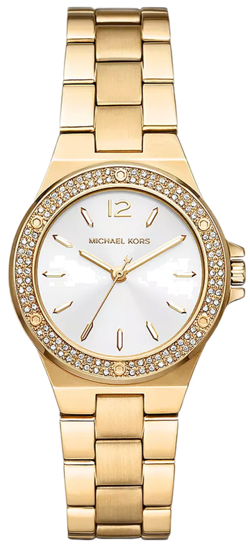  Shop Authentic Michael Kors Lennox Three-Hand Silver Dial Gold Steel Strap Watch For Women - MK7278 - Luxxuri