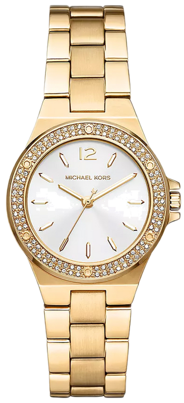  Shop Authentic Michael Kors Lennox Three-Hand Silver Dial Gold Steel Strap Watch For Women - MK7278 - Luxxuri