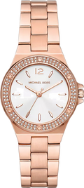  Shop Authentic Michael Kors Lennox Three Hand Silver Dial Rose Gold Steel Strap Watch For Women - MK7279 - Luxxuri