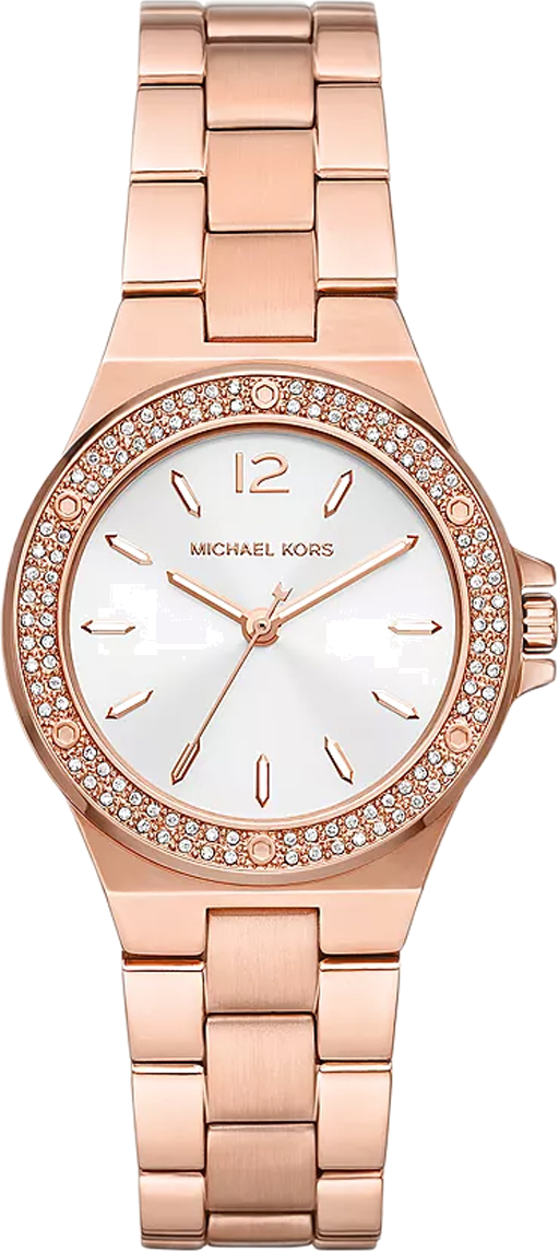  Shop Authentic Michael Kors Lennox Three Hand Silver Dial Rose Gold Steel Strap Watch For Women - MK7279 - Luxxuri