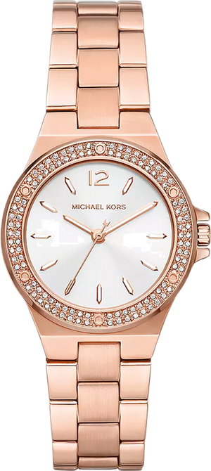  Shop Authentic Michael Kors Lennox Three Hand Silver Dial Rose Gold Steel Strap Watch For Women - MK7279 - Luxxuri