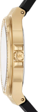  Shop Authentic Michael Kors Mini Lennox Quartz Black Dial Black Silicone Strap Watch For Women - MK7281 - Luxxuri
