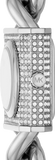  Shop Authentic Michael Kors Chain Lock Pave Silver Dial Silver Steel Strap Watch For Women - MK4718 - Luxxuri