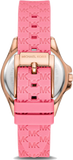  Shop Authentic Michael Kors Mini Pilot Quartz Rose Gold Dial Pink Silicone Strap Watch For Women - MK7375 - Luxxuri