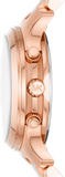  Shop Authentic Michael Kors Runway Chronograph Rose Gold Dial Rose Gold Steel Strap Watch For Women - MK7327 - Luxxuri
