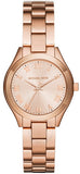  Shop Authentic Michael Kors Mini Slim Runway Rose Gold Dial Rose Gold Steel Strap Watch For Women - MK3457 - Luxxuri