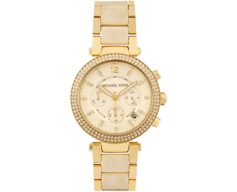  Shop Authentic Michael Kors Parker Gold Dial Gold Steel Strap Watch for Women - MK5632 - Luxxuri