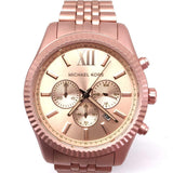  Shop Authentic Michael Kors Lexington Chronograph Pink Dial Pink Steel Strap Watch for Women - MK8792 - Luxxuri