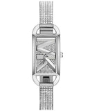  Shop Authentic Michael Kors Empire Three-Hand Silver Dial Silver Steel Strap Watch for Women - MK4841 - Luxxuri