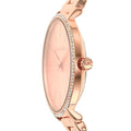  Shop Authentic Michael Kors Charley Three-Hand Analog Rose Gold Dial Rose Gold Steel Strap Watch for Women - MK4400 - Luxxuri