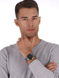  Shop Authentic Michael Kors Slim Runway Quartz Black Dial Grey Steel Strap Watch For Men - MK1044 - Luxxuri