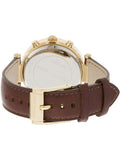  Shop Authentic Michael Kors Parker Champagne Dial Brown Leather Strap Watch for Women - MK2249 - Luxxuri
