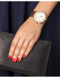  Shop Authentic Michael Kors Parker Champagne Dial Brown Leather Strap Watch for Women - MK2249 - Luxxuri